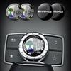 29mm Auto Mittelkonsole Multimedia Knopf Abdeckung Zierknopf Aufkleber für Mercedes Benz AMG GLC C CLA GLA W205 W211 W213 W212 W204