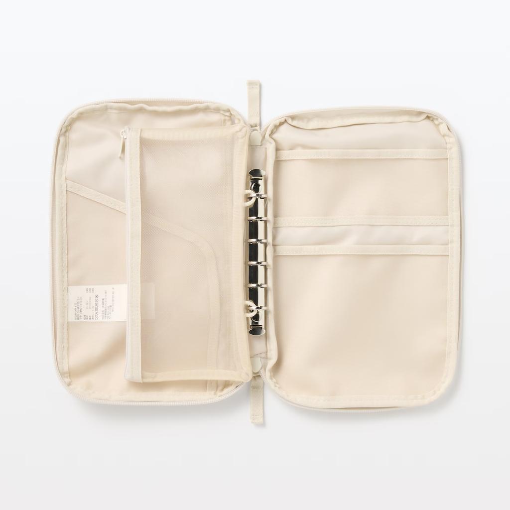 MUJI A5 Slim Collection Case Exclusive Selectable Pocket White