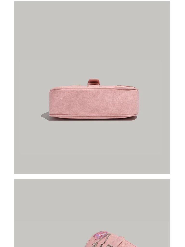 Autumn 2023 Y2K Heart Laser Crossbody Bag for Women