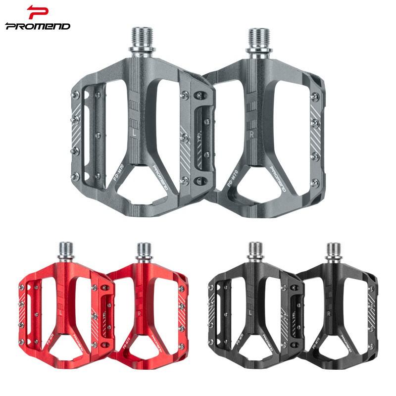 Aluminum Alloy Bicycle Pedals With Sealed Bearings Large Platform Non-Slip Surface Mountain Commuter Bikes