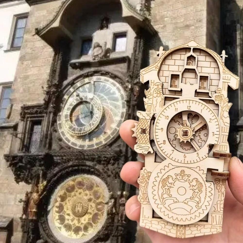 European Style Tourism Souvenir Magnets Wooden Refrigerator Magnets Home Decor