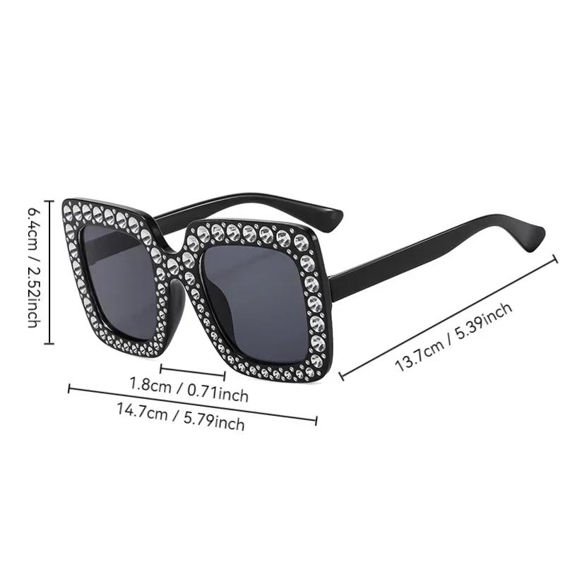 New Oversized Square Sunglasses Women Cool Brand Designer Colorful Sun Glasses Female Big Frame Outdoor Eyewear