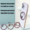 Magnetic Phone Rings Holder for Smartphone Magnet Finger Rings Grip Stand Holder,Foldable Desktop Phone Stand