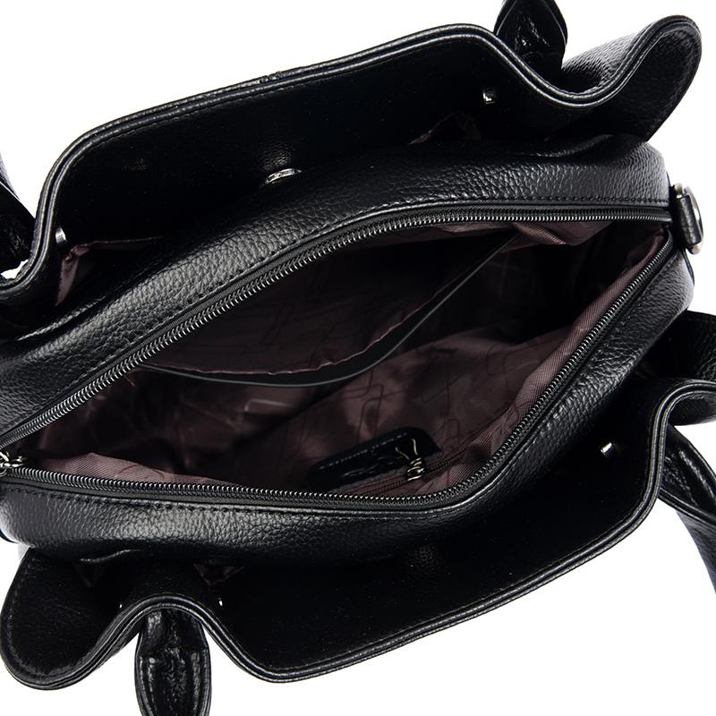 Large capacity women's leather bag 3-layer tote bag high-quality luxury designer bags new
