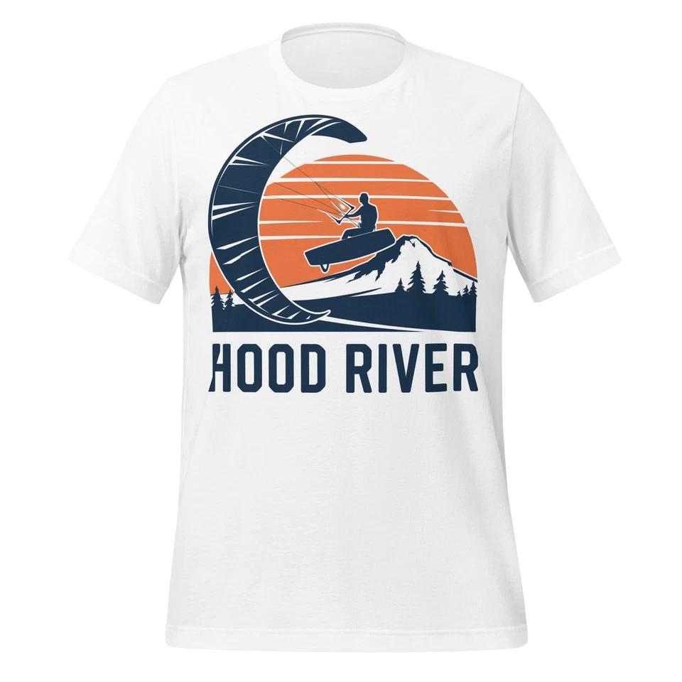 Футболка для кайтсерфинга Hood River Футболка для приключений на природе Горный спорт Орегона M