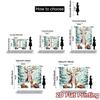 2pcs,Curtains Cute Reindeer Christmas Forest Gifts (2) Chic Pattern Curtains Prints Light Filtering Curtains Festive Suitable