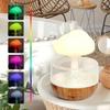 1PC Creative Raindrop Humidifier, Cloud Rain Colorful Mushroom Light Cloud Ambient Light
