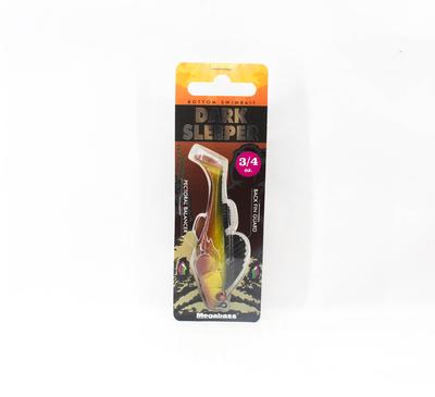 Megabass Señuelo Suave Dark Sleeper 3.8 Inch 3/4 oz Dark Shad (1493)