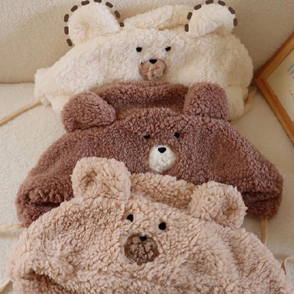 Vintermössa med teddyfleece-snodd för kvinna eller par