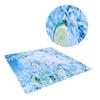 Bathroom Curtain with Hook Waterproof Elastic Hanging Shower Curtain for Home Bathtub