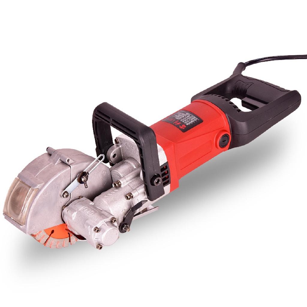 220V Slotting Machine For Granite Marble Steel Concrete 4500W Electric Wall Chasers Groove Cutting Wall Slotting Machine