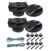 300W 4 Way 4 Inches Car Coaxial Hifi Speaker Vehicle Door Auto Bass Audio Music Stereo Power Audio Auto Sound Car Tweeter
