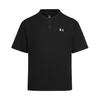Under Armour Waffle Henley Logo Drop Shoulder Short Sleeve T-Shirt Men T-Shirts Black 6007562-001