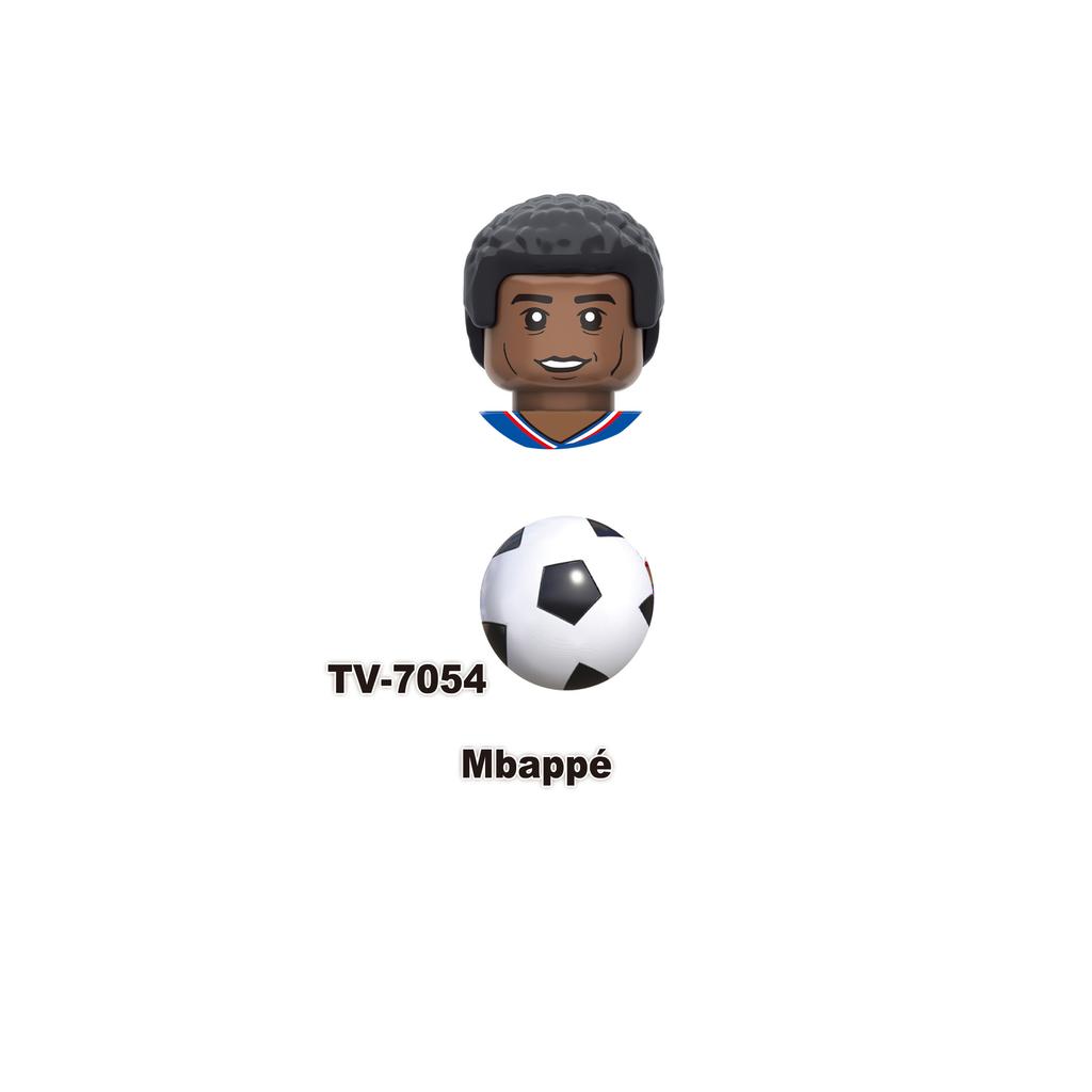 TV6506 TV6507 Action Toy Figures Football Players Assemble Bricks Building Blocks Gifts For Children Kids Small Dolls