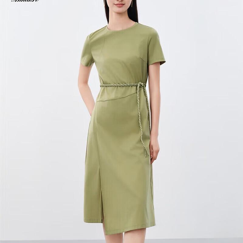 

JOOZE ANNAKO Commuter Clean Fit Deconstructed Dress with Woven Belt 2XL