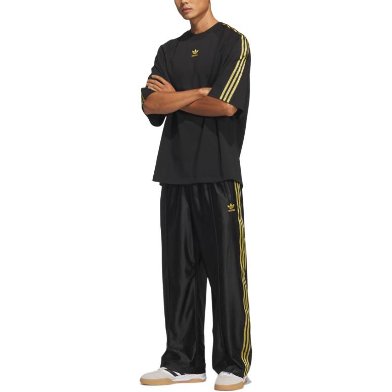 Adidas Originals SST Sports Pants Men's Black/Metal Gold Moderate JW1853