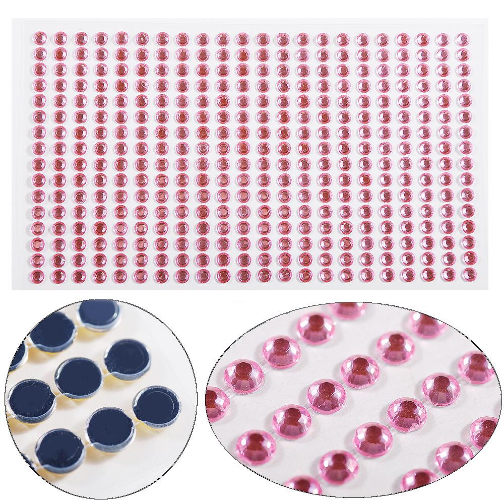 3-6mm Electric syllable face stickers eyebrows face stickers diamond nail art pearl stickers masquerade face decoration diamonds