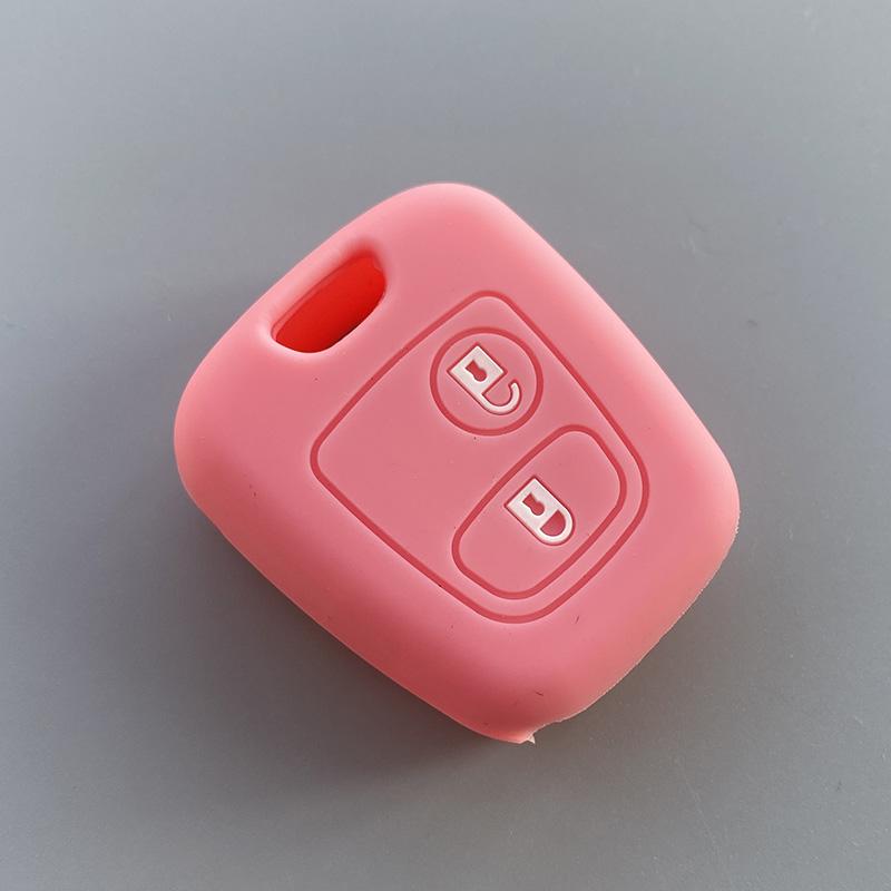 silicone car key cover case for Citroen Berligo Xsara Saxo C1C2 C3 C4 C5 C8 Picasso For Peugeot 106 206 207 306 307 406 407 Key
