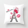 New Perfume Floral Pillows Case Modern Fashion Lady Decorative Pillows Cover Livingroom Bedroom Sofa Seat Simple Cushions Case