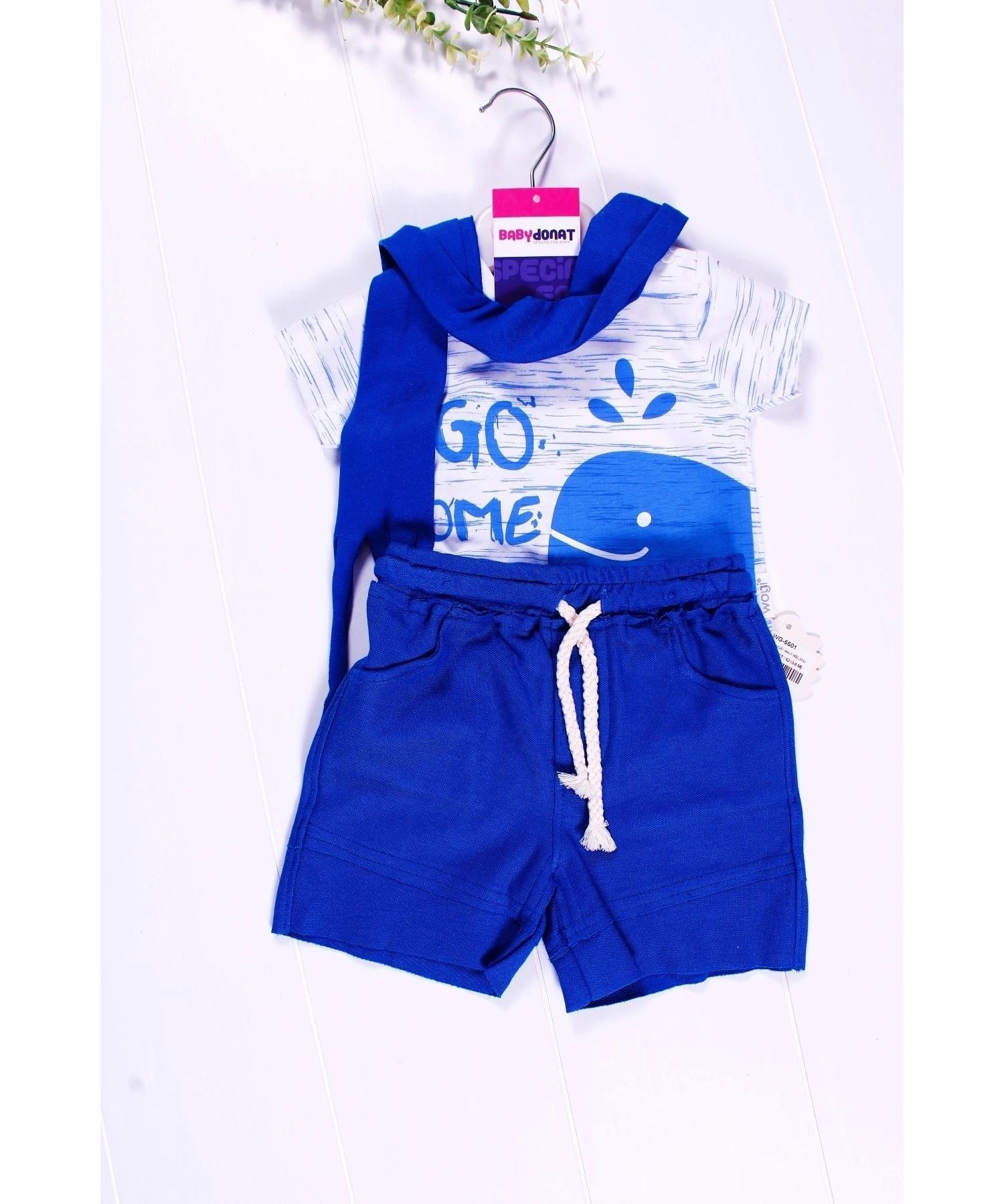

Scarf and Shorts Baby Boy Set