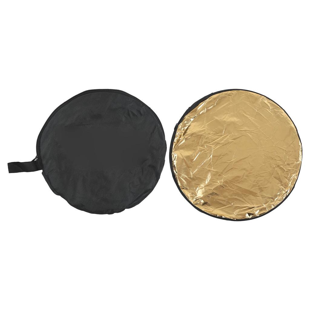 5 in 1 Light Reflectors with Translucent Silver Gold White and Black Collapsible Multi Portable Reflector for Photography