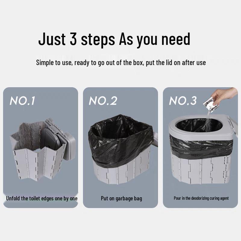 Portable Folding Car Toilet Tent for Camping, Road Trips & Emergencies