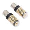 2 Pcs Car LED Brake Light Bulb Yellow 1156 Anti Strobe Super Bright Turn Signal Lamp Replacement Bulb