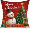 Festive Christmas Cushion Covers - Classic Santa & Red Truck Designs | Decor For Holiday Home & Sofa Decorations