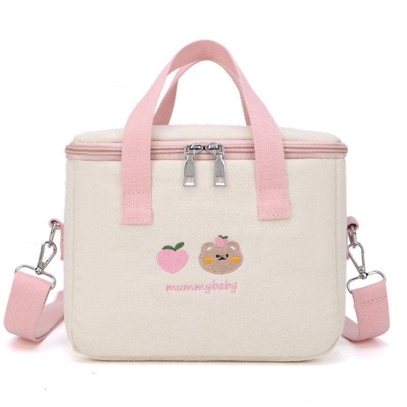 Korean Style Mommy Bag Large Capacity Fashionable Mom Bag Multi-functional Shoulder Bag Maternity Bag for Pregnant Women