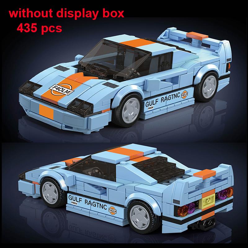 City Speed  Technical Moc Car Sports Car Racing Building Blocks Brick Vehicle Educational Construction Toys