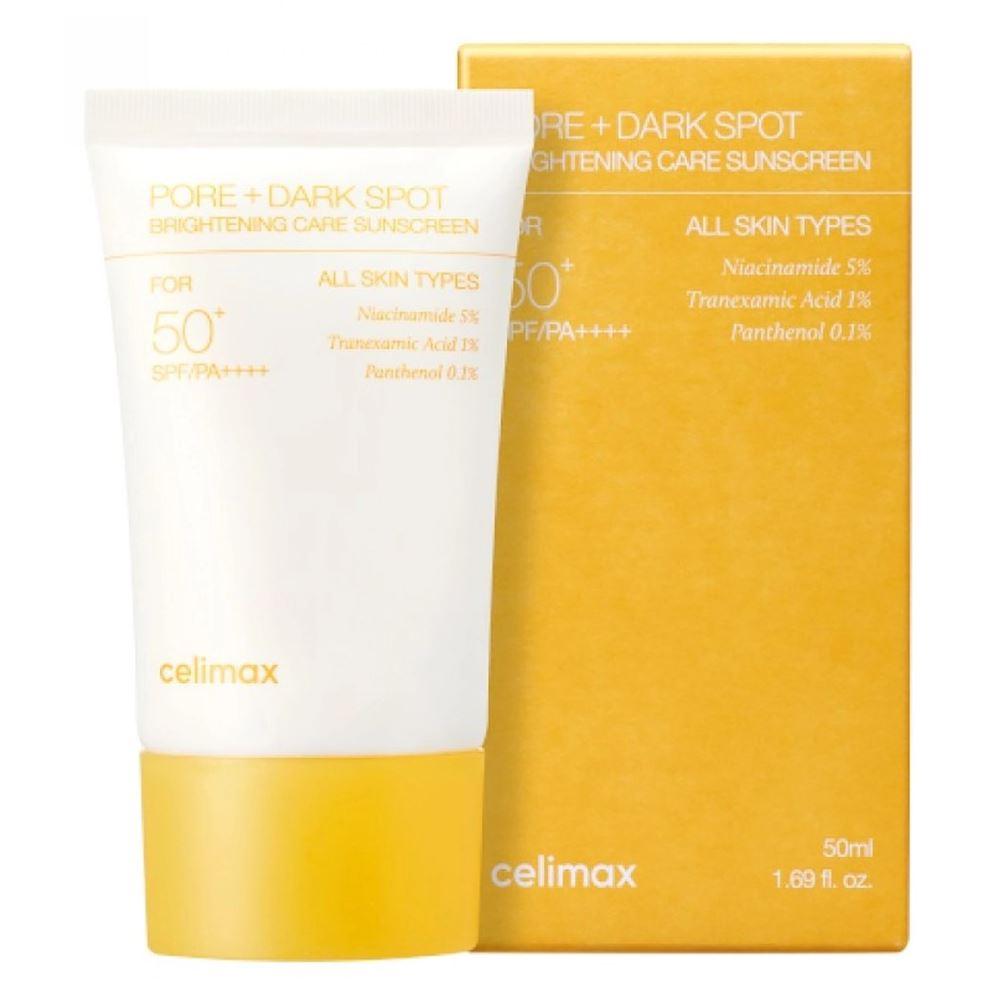 

Celimax Pore+Dark Spot Brightening Care Sunscreen SPF50+ PA++++ 50ml/ Moisturizing, Korean Cosmetics, Kbeauty