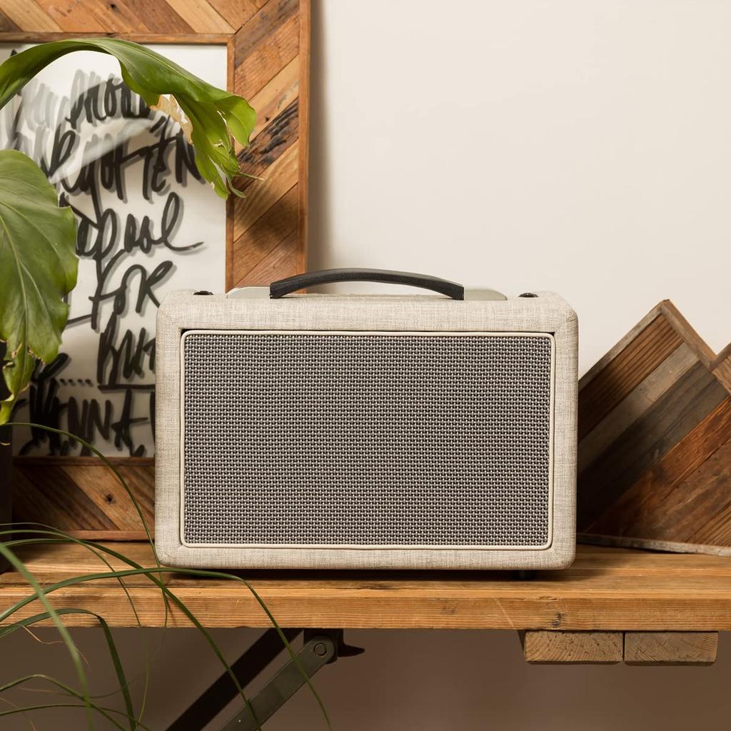 Amplificator Bas Louis Alb Lăptos 10W Alb Lăptos Compact Înălțime 14cm Lățime 30cm Mic Alb Louis LBA-10