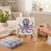 Ocean Inspired Ocean DIY Sea Glass Art Kit Home DIY Crafting Kit  Adult Beginner