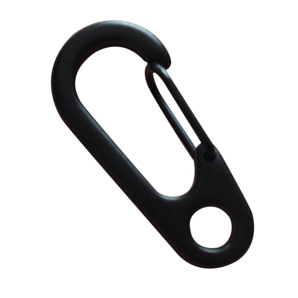 Outdoor Mini Portable Carabiner Hook Stainless Steel Keychain Buckle Release Keyring Tents Spring Snap Hook