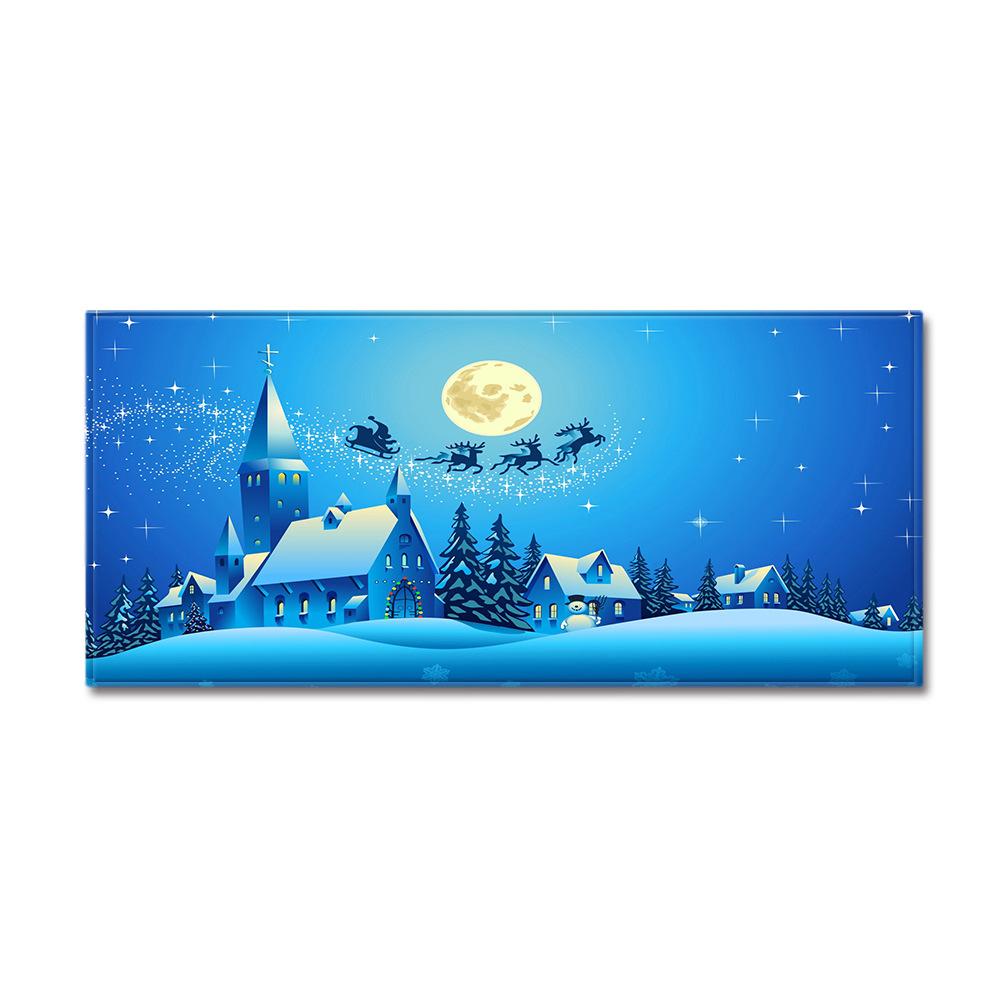 Christmas Kitchen Sand Carpet Doormat Long Floor Mat