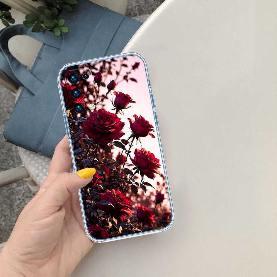 Beautiful Roses Flower Phone Case for LG K22 K30 K40 K40S K41 K42 K50 K50S K51 K51S K52 K61 K62 K71 K92 Q60 Q61 V40 V50 V60