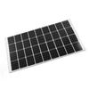 Monocrystalline Solar Panel 120W 18V Waterproof High Efficiency for Boat Tractor Trailer Truck