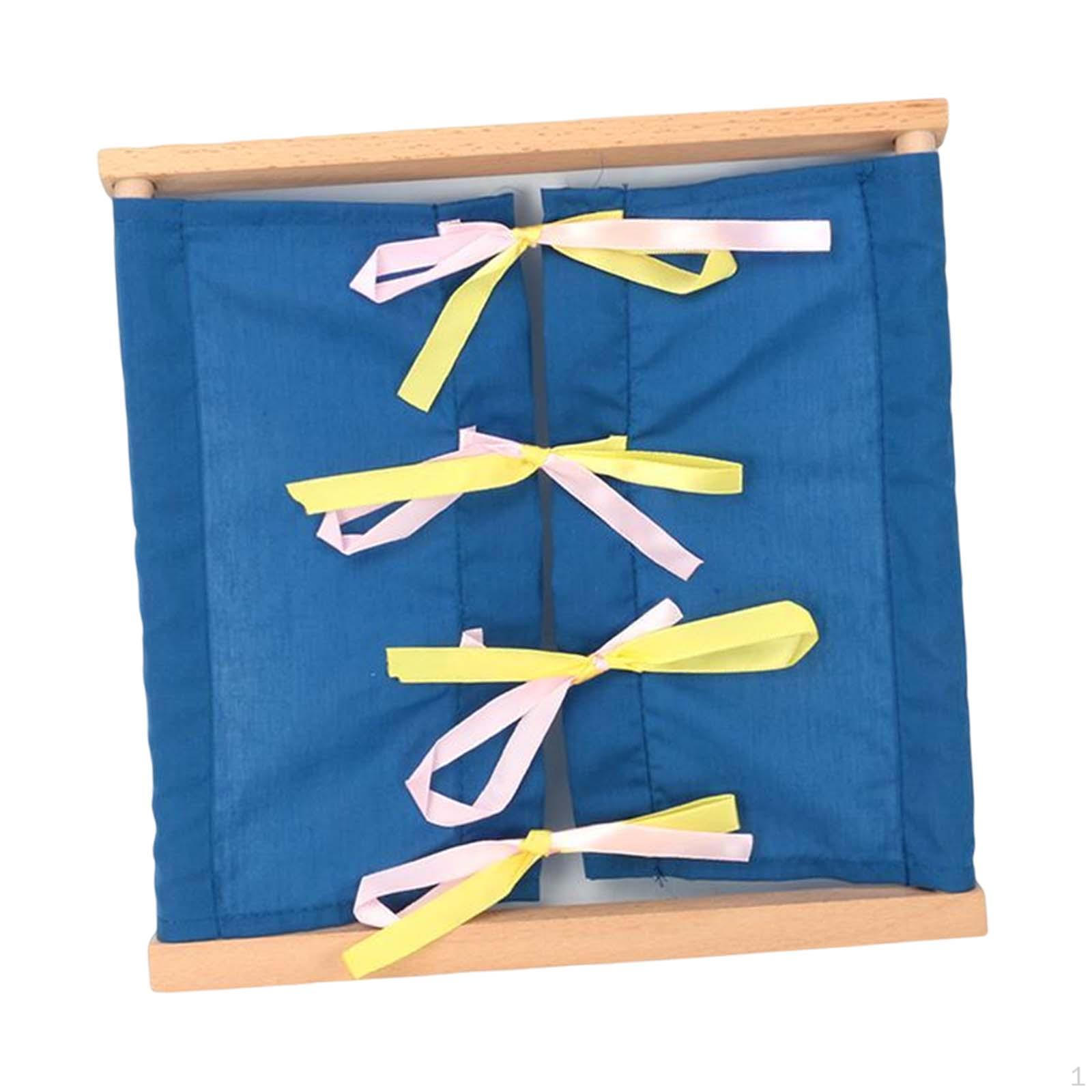 

Развивающая доска для раннего развития, обучение одеванию, дорожные игрушки, развитие мелкой моторики для детей. Bow Tie