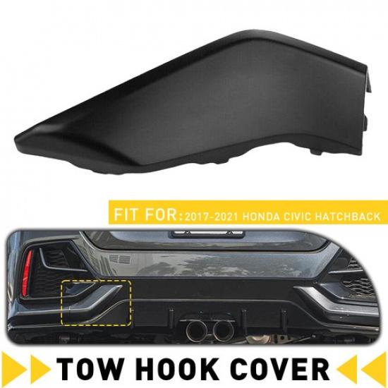 

Front Bumper Tow Hook Cover Fits For Honda 2017- Civic Hatchback Waterproof