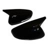 For Hyundai IX25    2024 Car Rearview Side Mirror Cover Wing Cap Exterior Door Housing Shell Trim ABS Carbon / Black