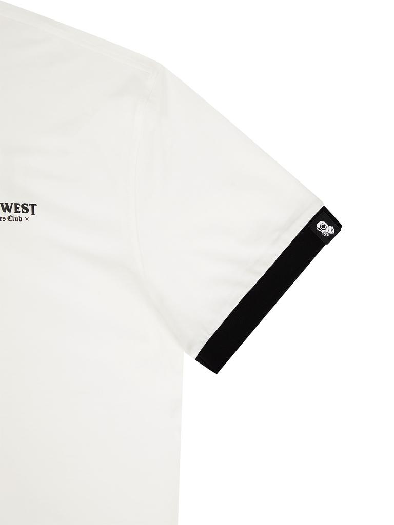 Jeimiweseuteu Jw Lettering Color Block Polo Shirt (White)