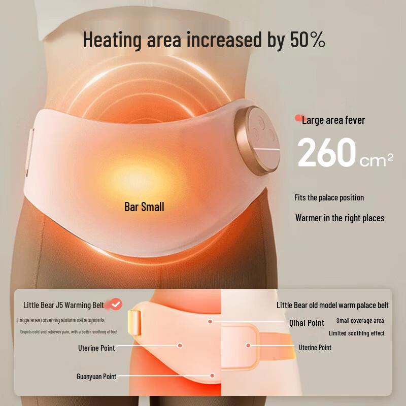 BEAR Portable Heated Lumbar Massager CN Plug (adapter Included)