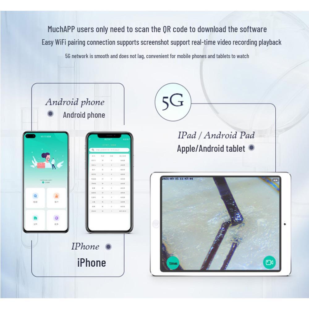 Wireless High-Definition Scalp & Hair Analyzer