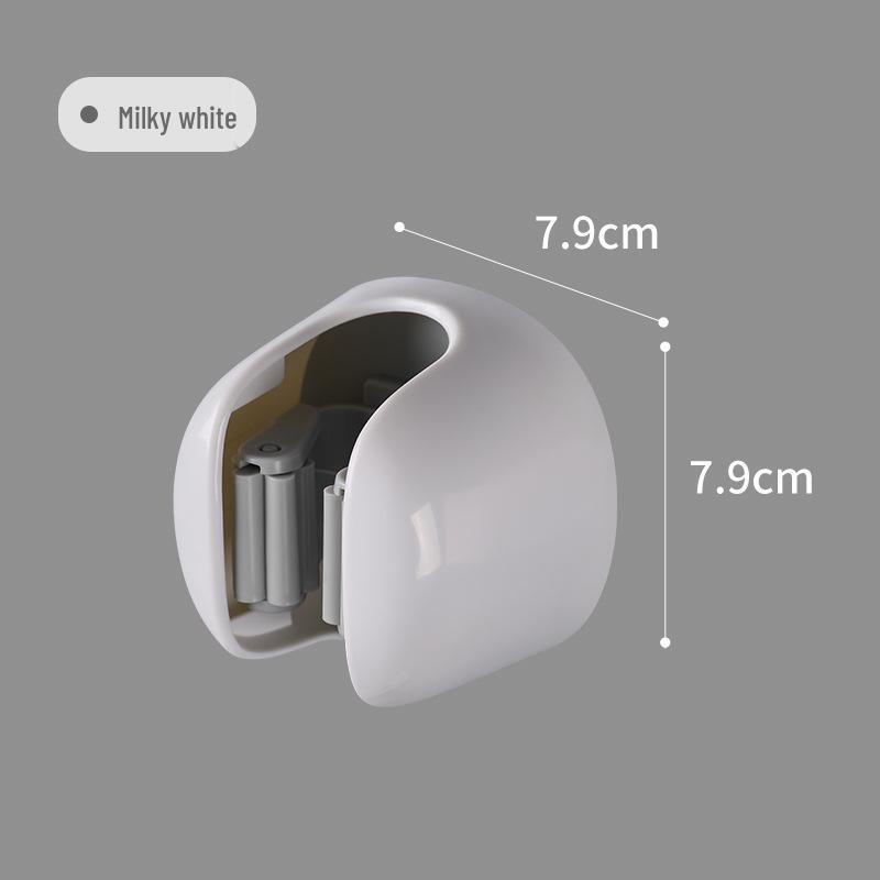 Nordic Uchwyt na mopa i miotłę montowany na ścianie bez wiercenia z mocnym klipsem