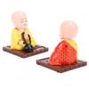 Solar Kleine Mönchsfigur Lustiges Nickendes Lichtsensor Energiesparend Solar Kleine Mönchsornament für H