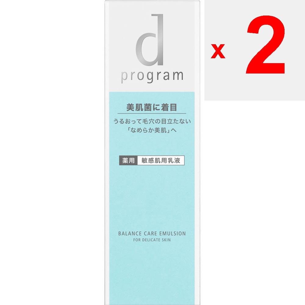 Shiseido International D-Programm Balance Pflege Emulsion MB 100ml (Quasi-Droge) Milchige Lotion Nach dem Auftragen der Lotion eine Portion auf die Handfläche geben.