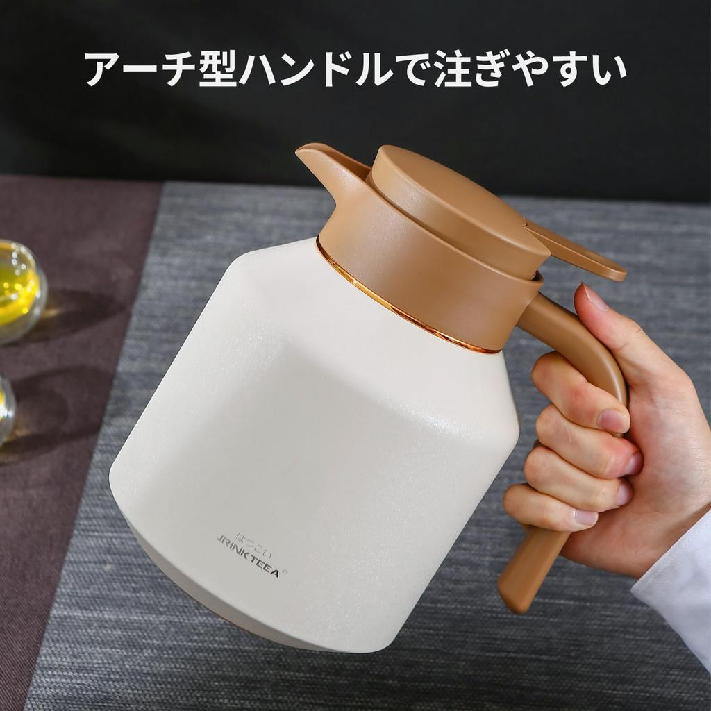 JRINKTEEA Pure Titanium 1600ml with Removable Tea Antibacterial Keeps Tea Hot or Perfect for Office or Home Gift Idea Thermos, Capacity, Strainer,