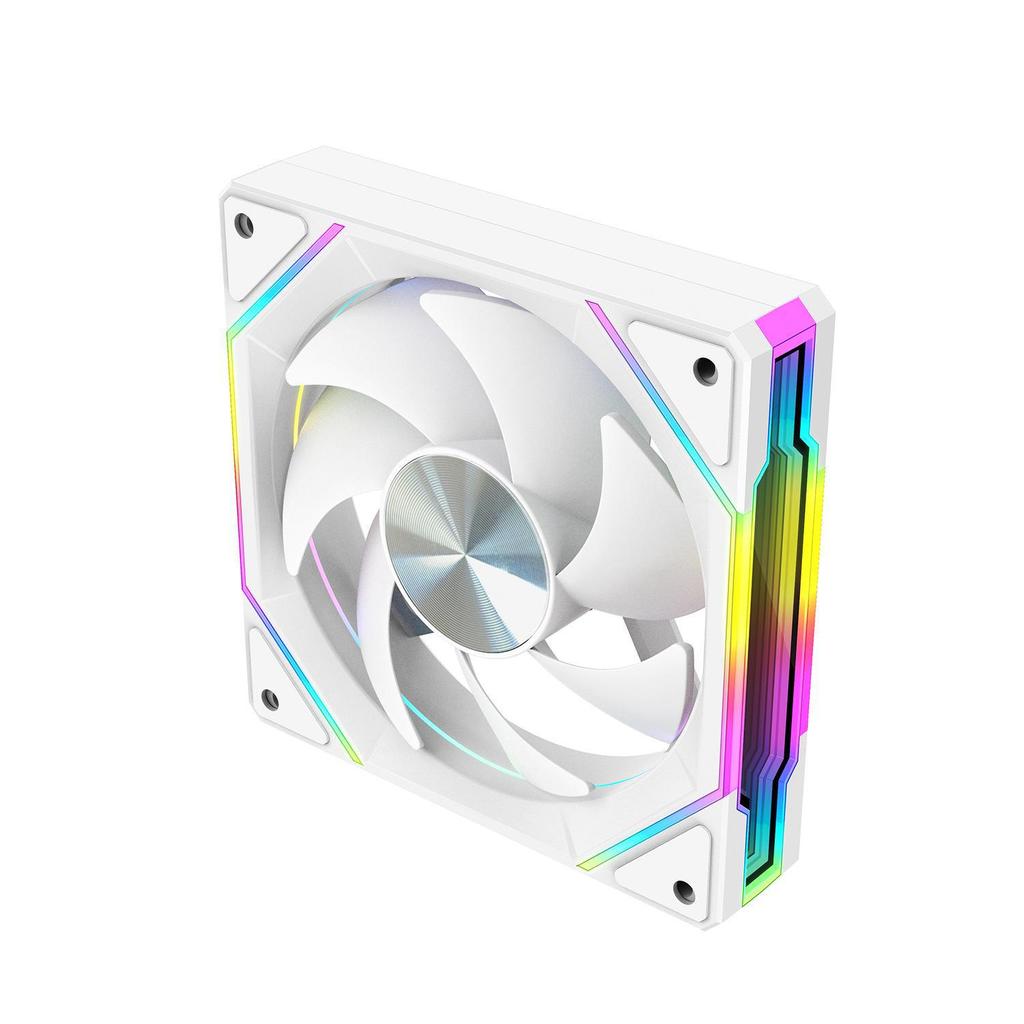 Nick Cool Prism 5GT 12CM 5V 3-Pin ARGB Silent PWM Chassis Fan with Light Sync.