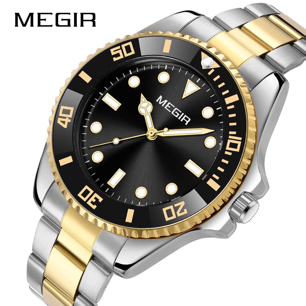 Classic Role Men'S Business Stainless Steel With Waterproof Luminous Quartz Men'S Watch 1090
