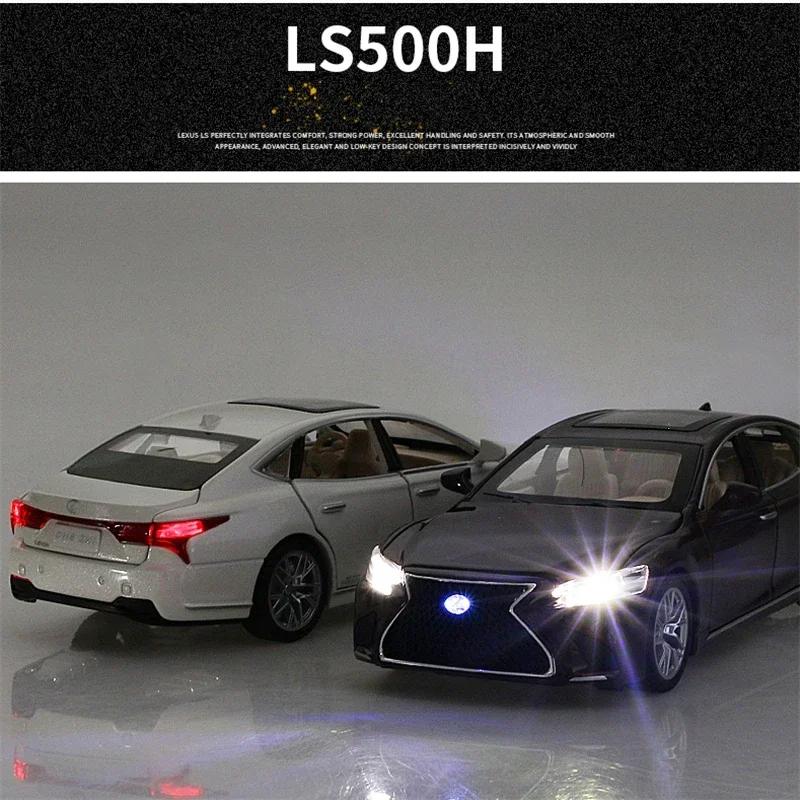 1:32 LEXUS LS500H Legierungsauto Modell Diecasts & Spielzeugfahrzeuge Metallauto Modell Hohe Simulation Sound Licht Sammlung Spielzeug Geschenk